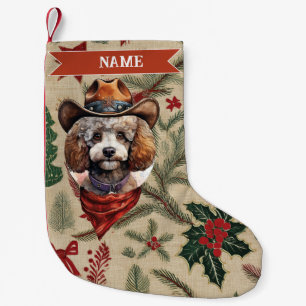 Pequena Meia de Natal de Cowboy