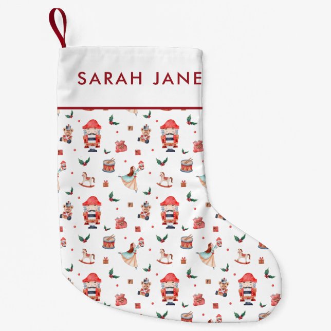 Pequena Meia de Natal do Quebra-Nozes (Frente)