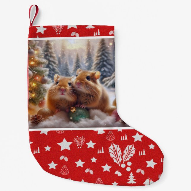 Pequena Meia de Natal dos Gerbilos (Frente)