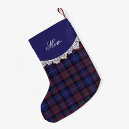 Pequena Meia de Natal em Xadrez Tartan Pride of Scotland