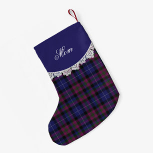 Pequena Meia de Natal em Xadrez Tartan Pride of Scotland