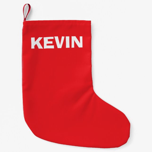 PEQUENA MEIA DE NATAL PERSONALIZADA (Frente)