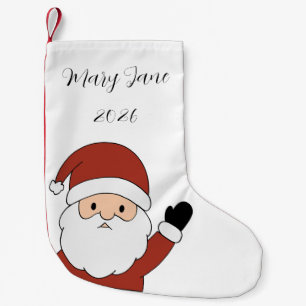 Pequena Meia de Natal Personalizada do Papai Noel Aconcheg