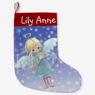 Pequena Meia de Natal Personalizada Little Star Angel