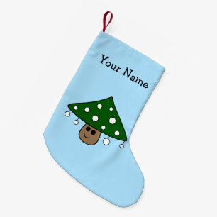 Pequena Meia do cogumelo da árvore de Natal