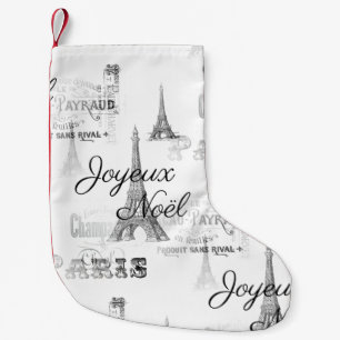 Pequena Meia do Natal de Paris Joyeux Noel