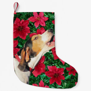 Pequena Meia do Natal do Coonhound do caminhante de