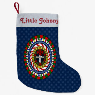 Pequena Meia Personalizada de Natal Divertida