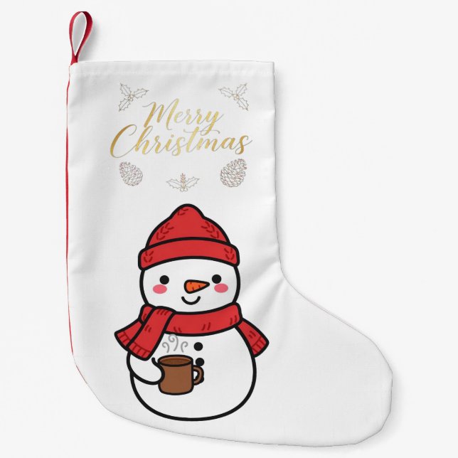 Pequena Meia temática de Natal (Frente)
