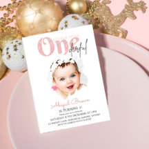 Pequena Miss Onelinda primeiro aniversario convite