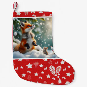 Pequena O Maravilhoso Meia de Natal SnowBubbles