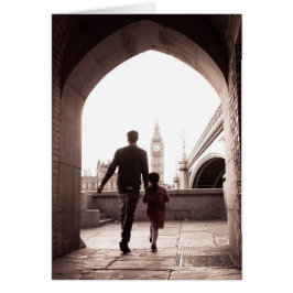 Pequena pai - Londres - Grande Cartão Ben