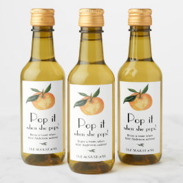 Pequena Pop de laranja Cutie quando Pop no laborat