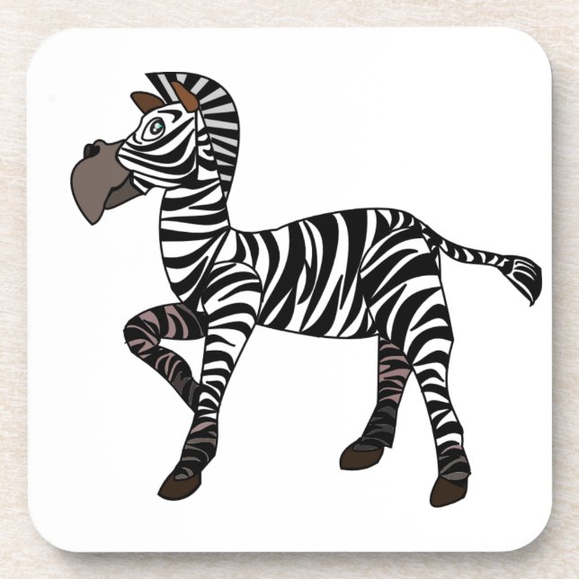 Pequena Porta copos de Zebra (Frente)
