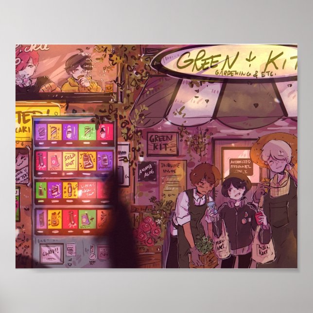 Pequena Poster de Picle Town (Frente)