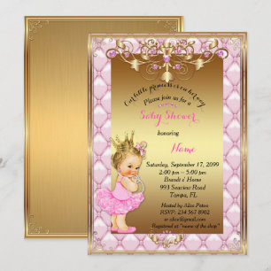 Pequena Princesa Loira, Convite para Chás de frald