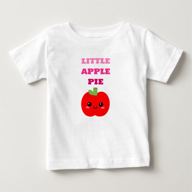 Pequena Torta de Maçã, Camiseta de Bebê com Gráfic (Frente)