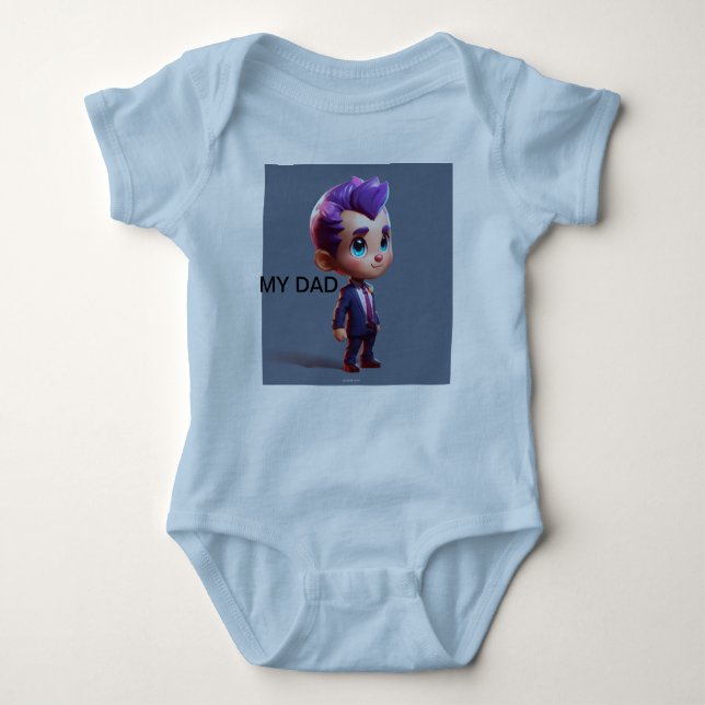 Pequena Trendsetter: Adoráveis T-Shirts de Bebê pa (Frente)