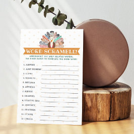 Pequena Turquia A Caminho! Chá de fraldas de Ação 