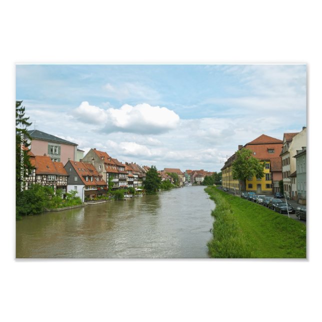 Pequena Veneza em Bamberg Ampliação de Foto (Frente)