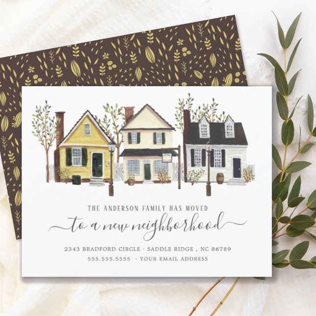 Pequena vizinhança | Anúncio de mudança (Criador carregado)