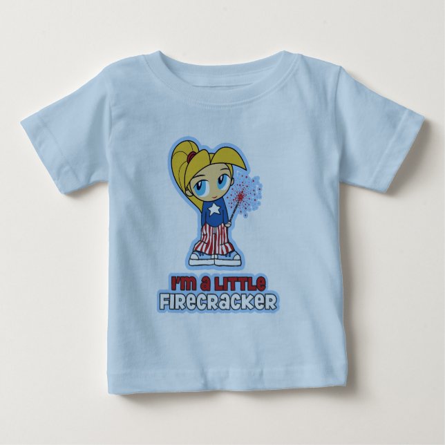 Pequenas Crianças Firecracker e T-shirts Toddler (Frente)