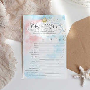 Pequenas dispersórias Jogo de Revelação do Gêner