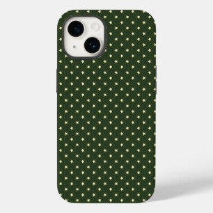 Pequenas estrelas Capa de telefone verde escura