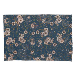 Pequenas flores padrão azul claro