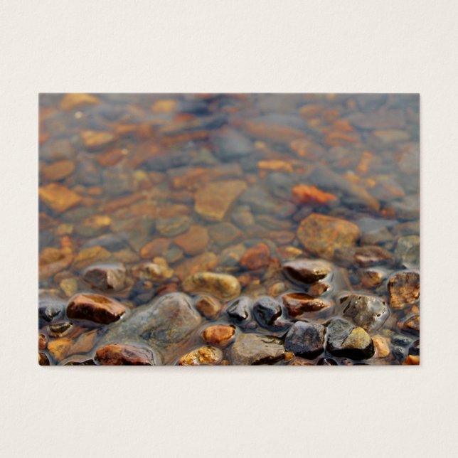 Pequenas pedras na água (Frente)