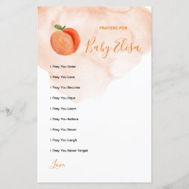 Pequenas Pêssegos Doces para Jogo de Bebê