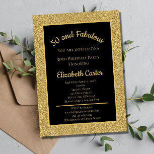 Pequenino Preto e Dourado 50 e Fabuloso Aniversári