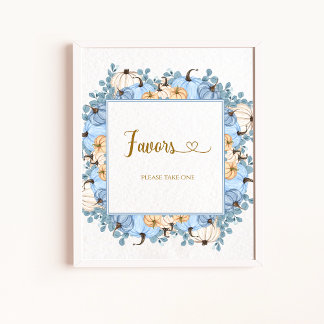 Pequeno abóbora favorece Poster