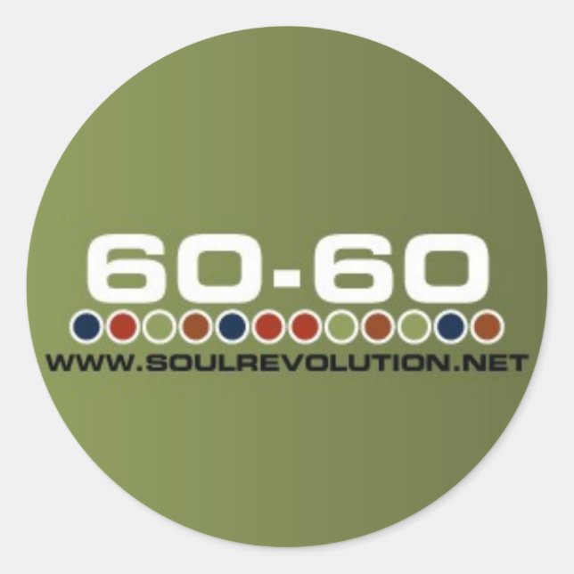 Pequeno adesivo 60-60 (Frente)