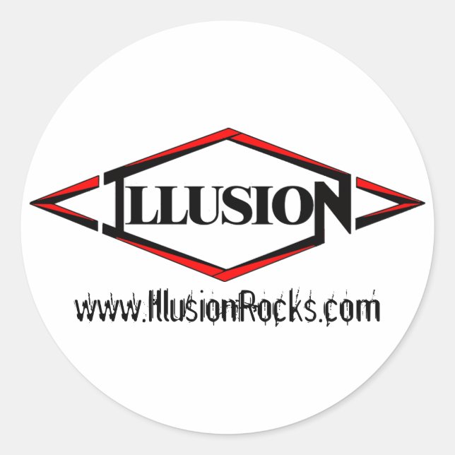 Pequeno adesivo de alusão, logotipo e site (Frente)