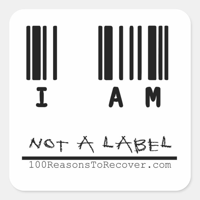 Pequeno adesivo - Não é um rótulo (Frente)