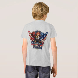 Pequeno Águia Patriota – Camiseta Infantil para 4
