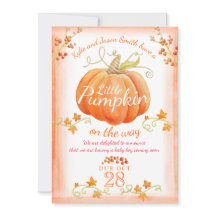 Pequeno anúncio de gravidez por aquarela de abóbor