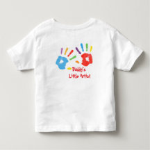 Pequeno Artista do Papai – Camiseta Infantil