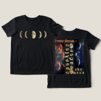 Pequeno Astronauta Camisetas da Lua Crianças Cósmi