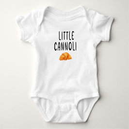 Pequeno Bebê Cannoli Camisa de Massa ,Hipster Bebê