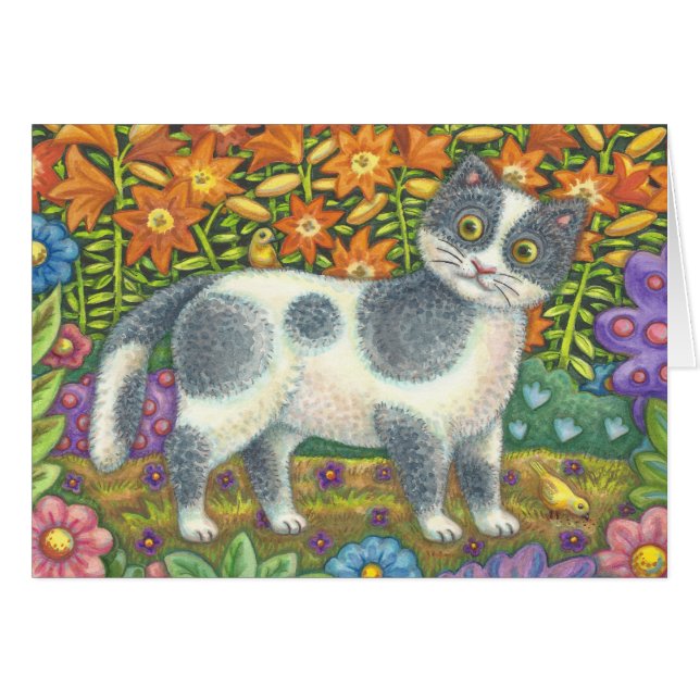 PEQUENO BIRDIE ME DISSE, CARTÃO DE ANIVERSÁRIO DE  (Frente horizontal)