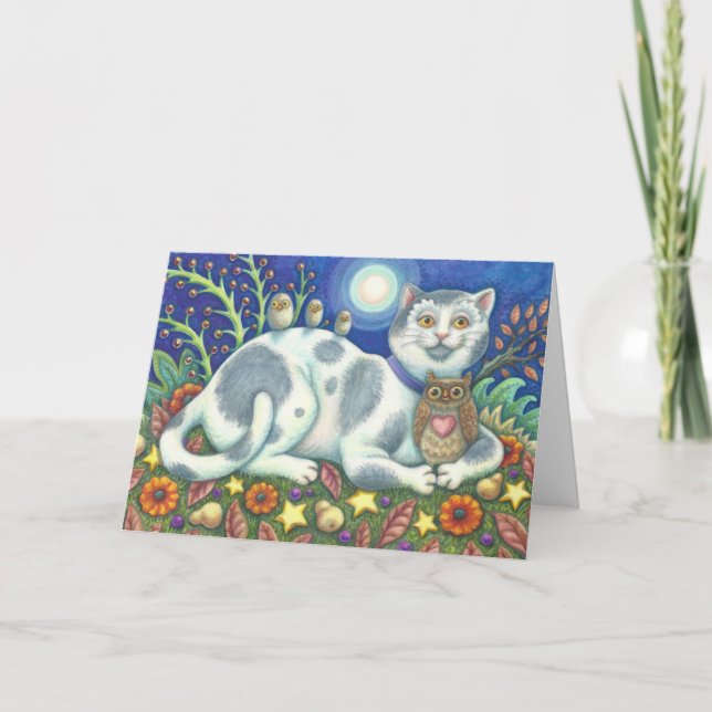 PEQUENO BIRDIE ME DISSE, CARTÃO DE ANIVERSÁRIO DE  (Frente)