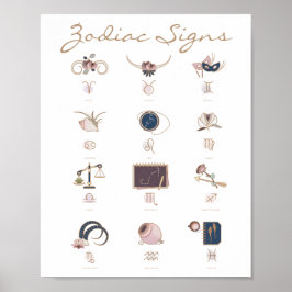 Pequeno Boho Zodiac - Sinais Poster