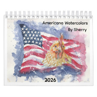 Pequeno Calendário Americana De Sherry Jarvis