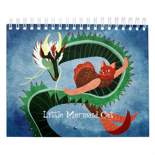 Pequeno Calendário de Gato de Sereia (Capa)