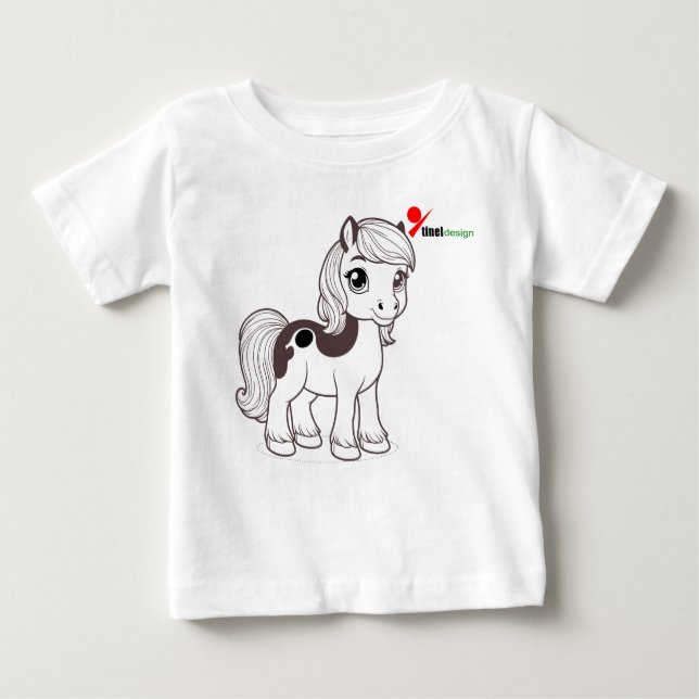 Pequeno Camiseta Bebê (Frente)