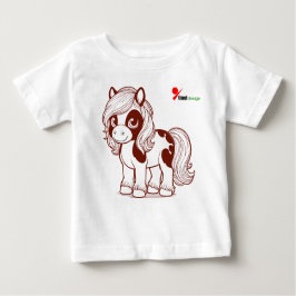 Pequeno Camiseta Bebê