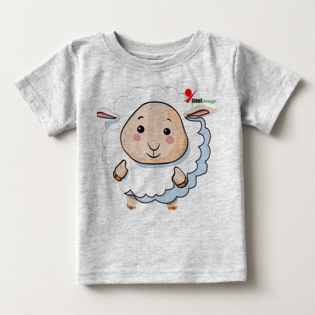 Pequeno Camiseta de Bebê (Frente)