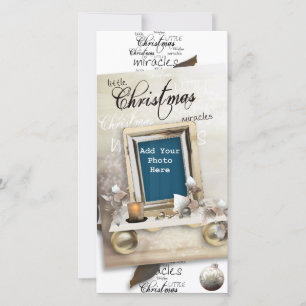 Pequeno Cartão com fotos dos Milagres de Natal